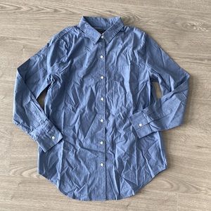 Banana Republic Blue Long Sleeve Button Down Top